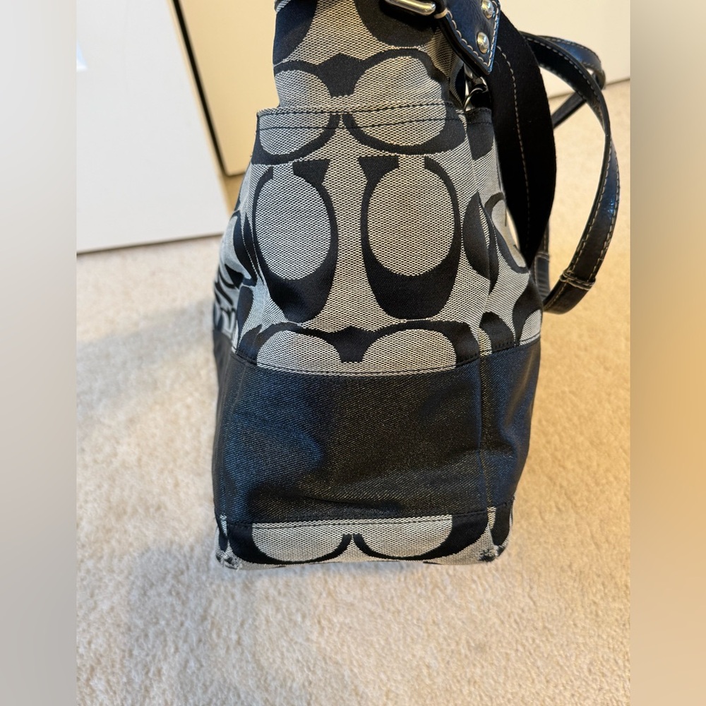 Coach Signature Canvas Diaper Bag - Picture 8 of 8